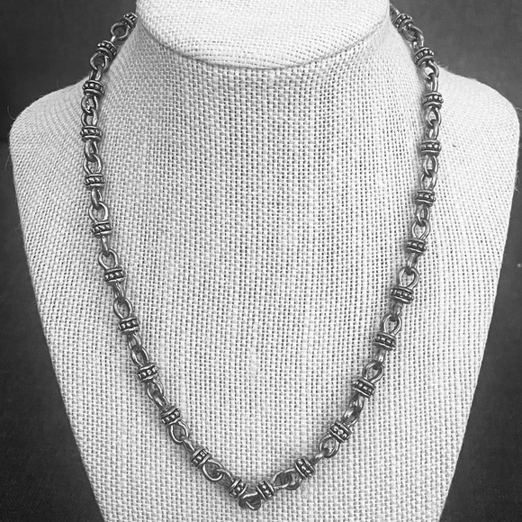 Premier Designs Jewelry - Gorgeous rare Premier Designs heavy signed Necklace 16” L. Natural silve…